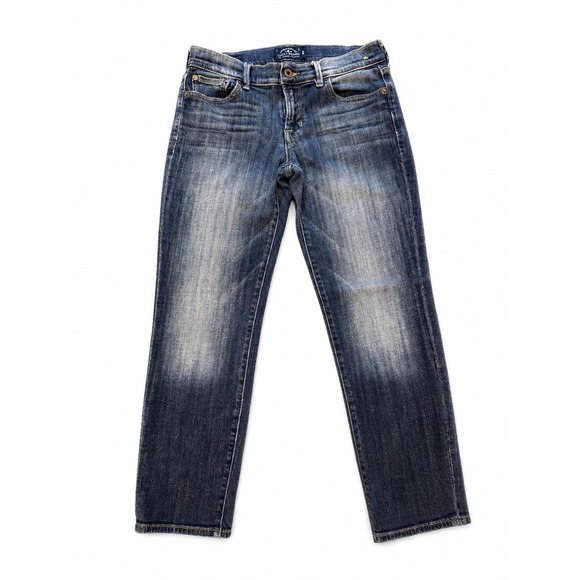 Lucky Brand Denim - Lucky Brand Sweet Crop Jeans Womens 2/26 Medium Wash Straight Leg Denim